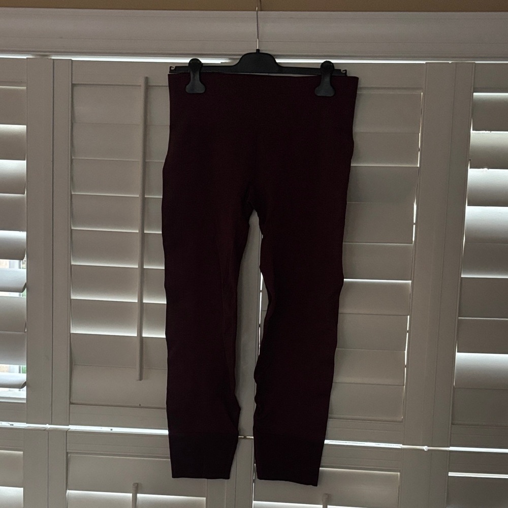 lululemon athletica Burgundy High-Rise Leggings